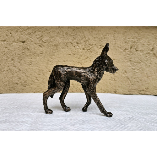 African Wild Dog (Painted Wolf) - Bronze